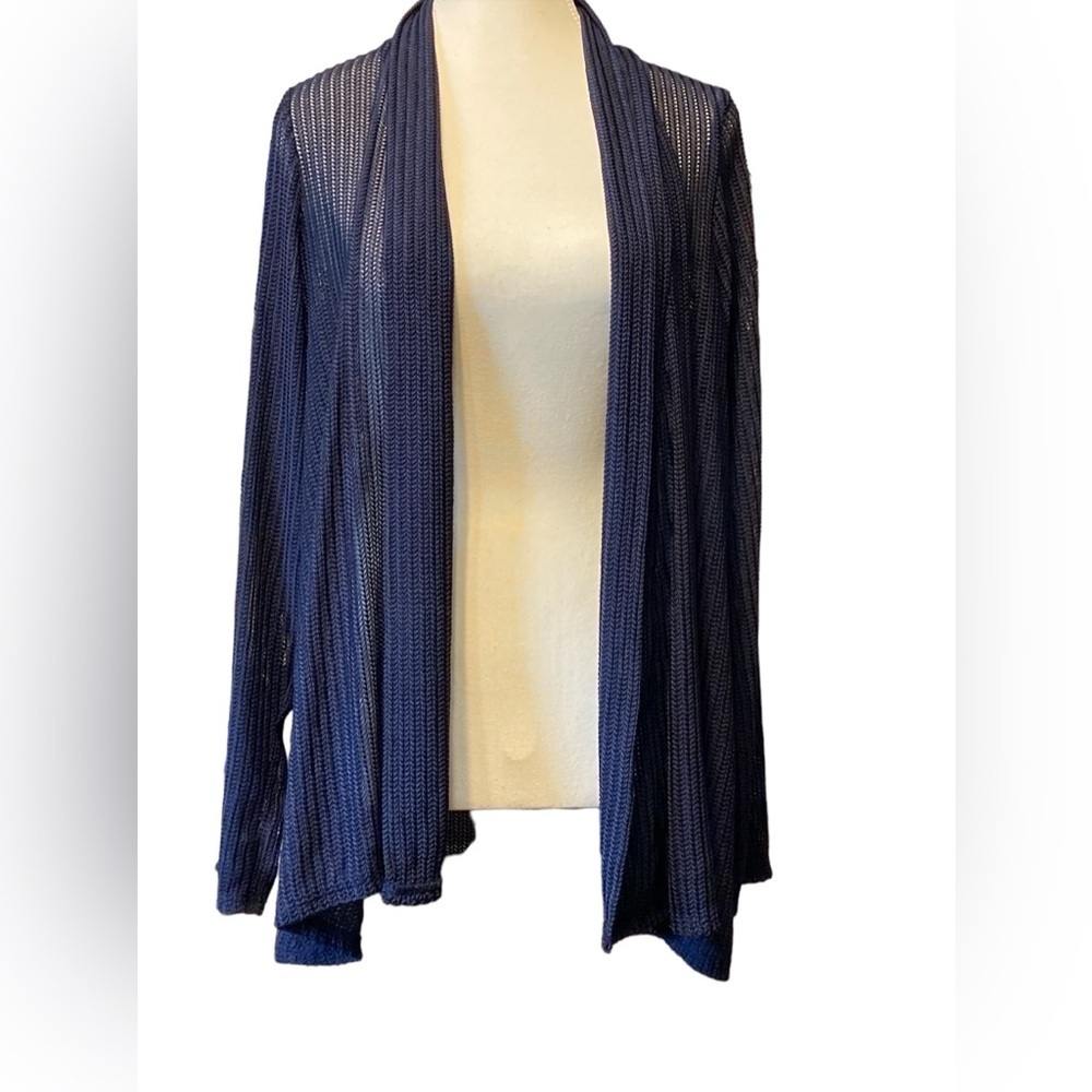Navy blue lightweight sweater/jacket